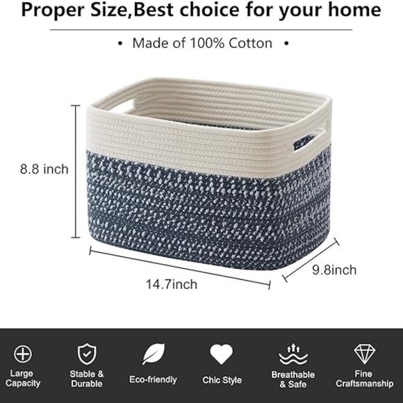 OIAHOMY Storage Basket-single - Picture 3 of 5